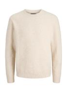Jprblawilson Knit Crew Neck Styd Aw25 Cream Jack & J S