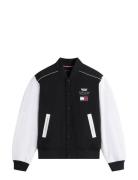 Th X Cf1 Script Varsity Jacket Black Tommy Hilfiger