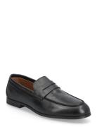 Flexible Slim Leather Loafer Black Tommy Hilfiger