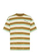 Bhkyran Stripe S/S Tee Patterned Blend