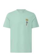 Bhkameron Funny Emb S/S Tee Green Blend