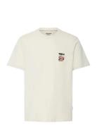 Bhkash Funny Emb S/S Tee Cream Blend