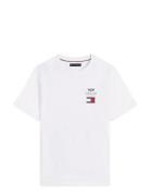 Th X Cf1 Logo Tee White Tommy Hilfiger