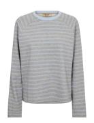Mmlidy O-Ls Mélange Sweatshirt Grey MOS MOSH