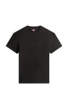 Tjm Reg Sflag Ss Tee Ext Black Tommy Jeans