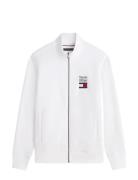 Tommy Embro Flag Stand Collar White Tommy Hilfiger