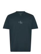 Ss 30S Micro Monologo Graphic Te Navy Calvin Klein Jeans