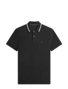 Pique Undercollar Reg Polo Black Tommy Hilfiger