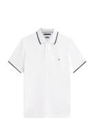 Pique Undercollar Reg Polo White Tommy Hilfiger