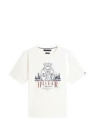 Heritage Series Crest Tee Cream Tommy Hilfiger