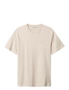 Gabdune Melange New Ss T-Shirt Beige Gabba