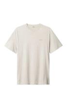 Gabdune Melange New Ss T-Shirt Beige Gabba