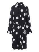 Vicky Shirtdress Black Hunkøn