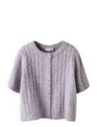 Nmfnalisa Ss Loose Knit Card Xnoos Purple Name It