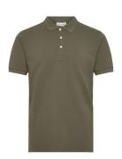 Polo Shirt Khaki Enkel Studio