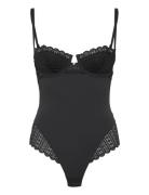 Bodysuit_Guipure Black BOSS