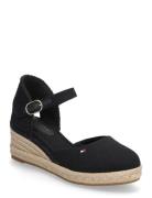 Mid Wedge Espad Closed Toe Black Tommy Hilfiger