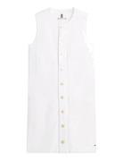 Dnm Clr Sl Mini Dress White Tommy Hilfiger