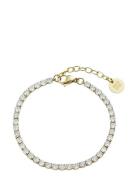 Ice Tennisbracelet 3Mm Gold Gold Bud To Rose