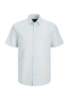 Jprblasummer Linenblend Print S/S Jnr Blue Jack & J S