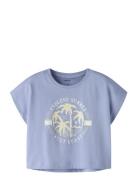 Nkfvilma Capsl Crop Top F1 Noos Blue Name It