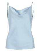 Vithalia Singlet Waterfall Top/Dc Blue Vila