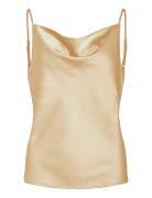 Vithalia Singlet Waterfall Top/Dc Beige Vila