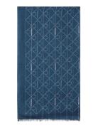 Emblem Aop Dot?ted Stole Navy Calvin Klein