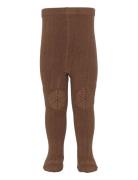 Wool Tights - Anti-Slip Brown Melton