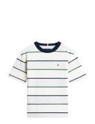 Rugby Stripe T-Shirt Ss Navy Tommy Hilfiger
