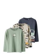 Nmmniko 3P Ls Top Lnoos Green Name It