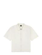 Denim Shirt With Zipper Cream Lee Jeans