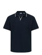 Onsaston Reg Ss Frml Resort Polo Navy ONLY & SONS