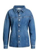Jxjamila Ls Denim Overshirt R282 Dnm Ln Blue JJXX