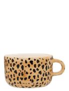 Leopard Cappuccino Mug Brown Anna + Nina