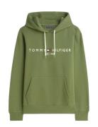 Tommy Logo Hoody Green Tommy Hilfiger