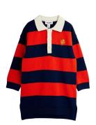 Knitted Rugby Dress Navy Mini Rodini
