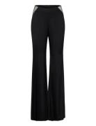 Mid Waist Flared Pants Black ROTATE