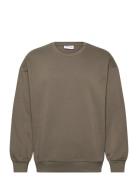 O-Neck Sweat Over Khaki Enkel Studio