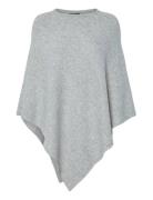 Pcfortuna Poncho Bc Grey Pieces