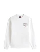 Tjm Reg Entry Dna Play Crew Ext White Tommy Jeans