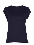 Cc Heart Basic Round-Neck T-Shirt Blue Coster Copenhagen