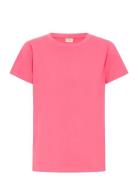 Frzashoulder Tee 1 Pink Fransa