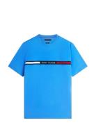 Hilfiger Chest Insert Tee Blue Tommy Hilfiger