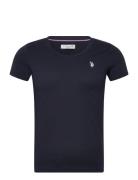 Uspa O Neck Tee Amy Women Black U.S. Polo Assn.