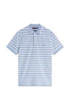 Cotton Linen Pique Reg Polo Blue Tommy Hilfiger