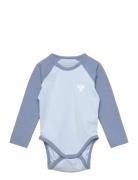Hmlmini Raglan Body L/S Bee Blue Hummel