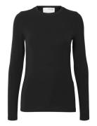Slwmanja Ls O-Neck Noos Black Selected