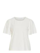 Vibelli O-Neck S/S Top - Noos White Vila