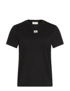 Ss Woven Label Classic Fit Tee Black Calvin Klein Jeans